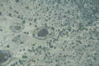 Village masaï vu d'avion