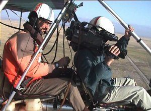 Safari en avion, ulm, photographe En plein tournage